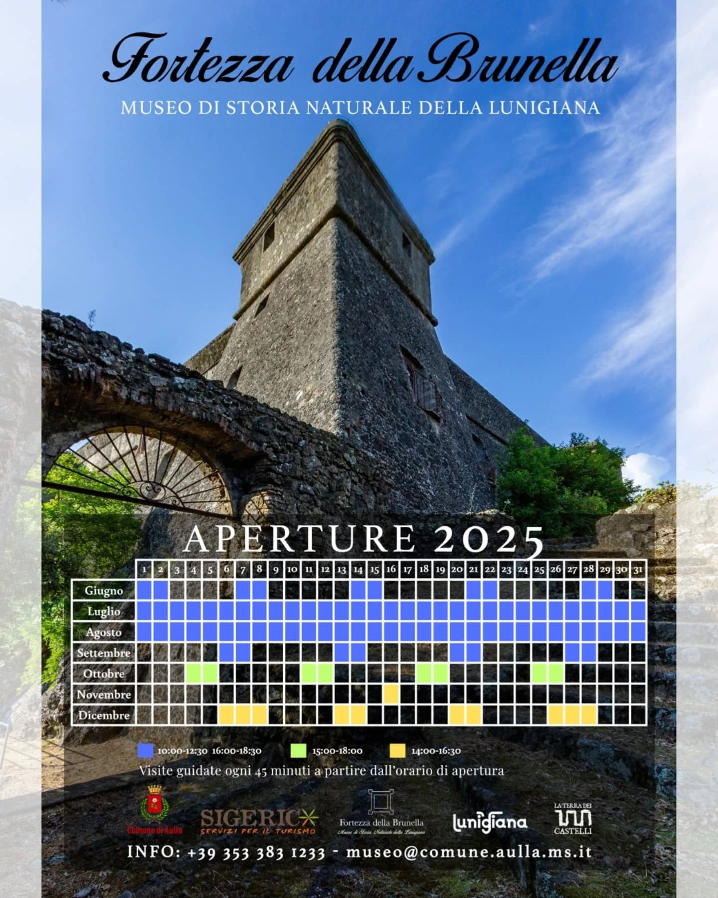 fortezza della Brunella aperture 2025 sigeric