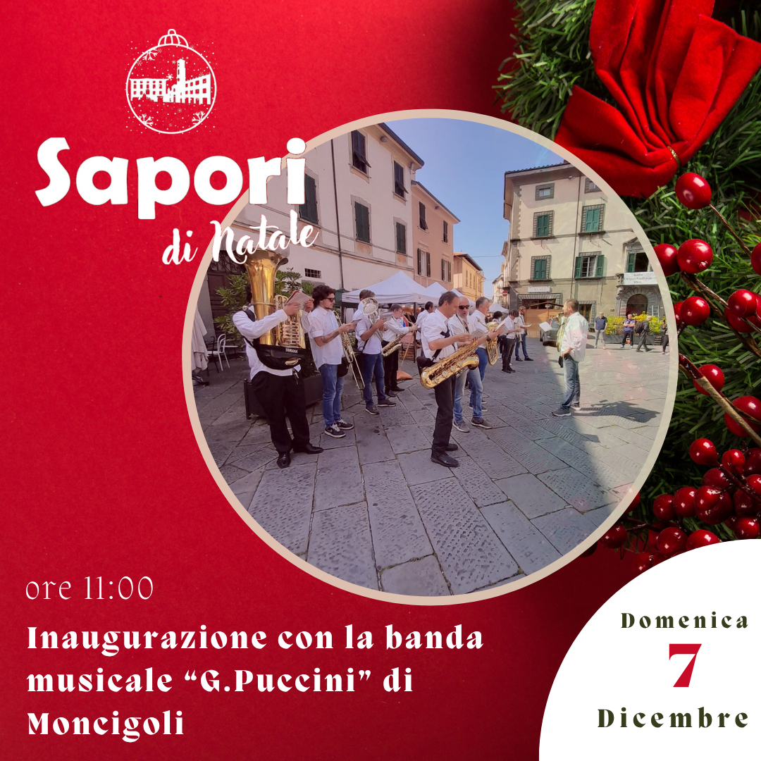 SAPORI DI NATALE 2025 Inaugurazione banda musicale