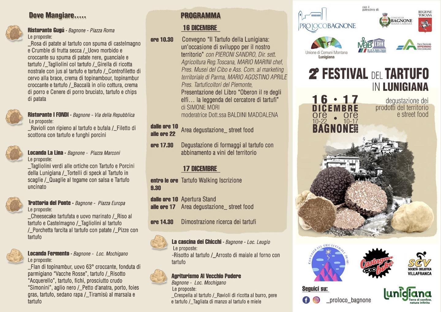 Festival del Tartufo 2023 - VisitLunigiana